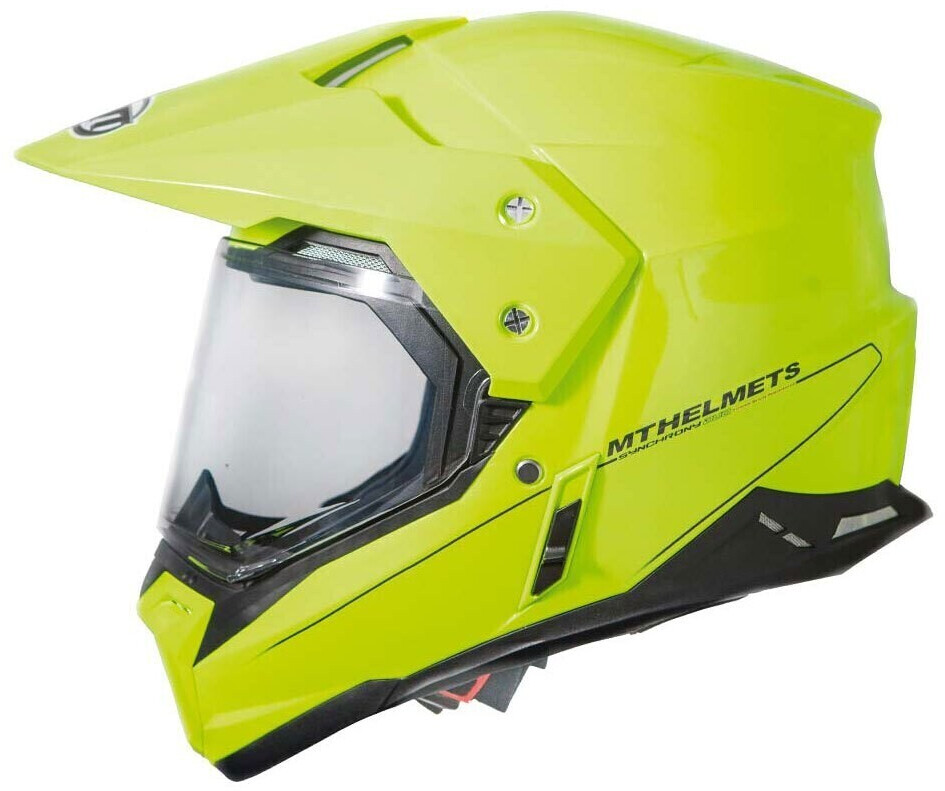 MT Helmets Synchrony Sv Duo Sport Solid Full Face Helmet Yellow