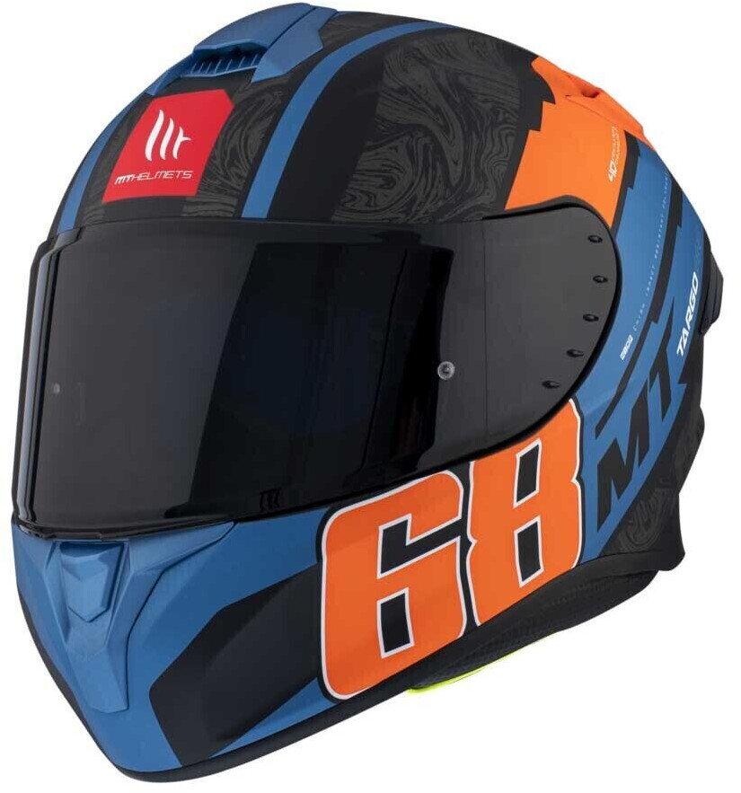 MT Helmets Targo Pro Welcome D4 Full Face Helmet Blue