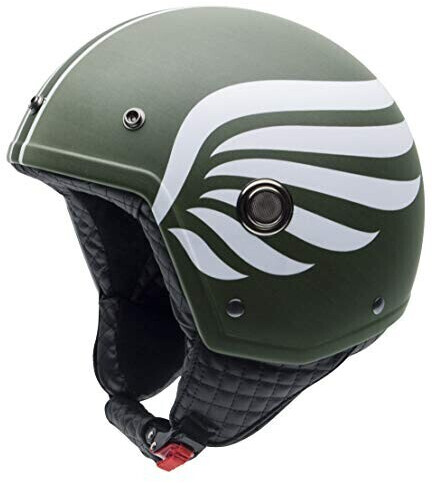 NZI Tonup Open Face Helmet Green