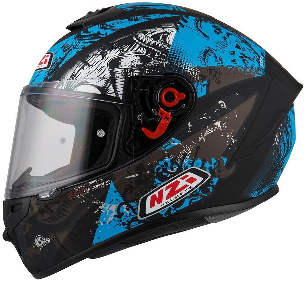 NZI Trendy Full Face Helmet Blue/Black