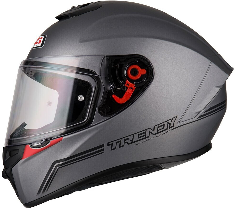 NZI Trendy Full Face Helmet Grey