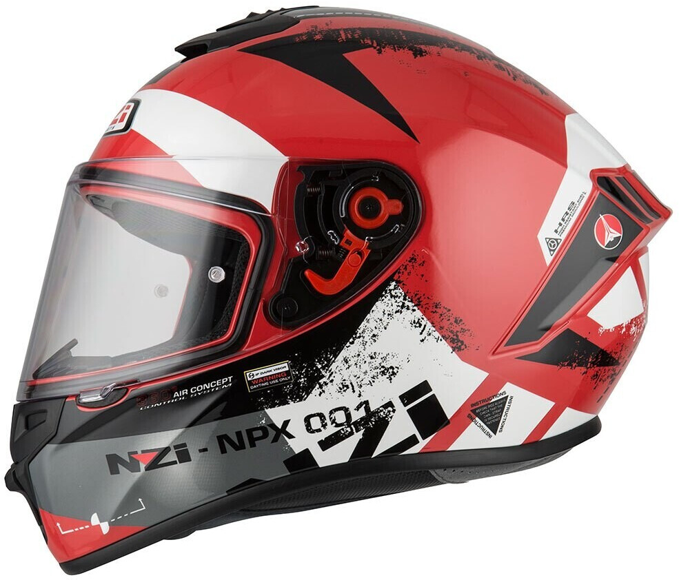 NZI Trendy Full Face Helmet Red