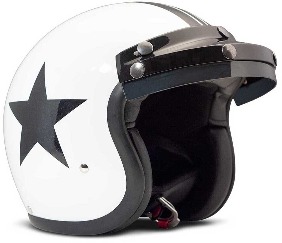 DMD Vintage Racing Visor White/Black
