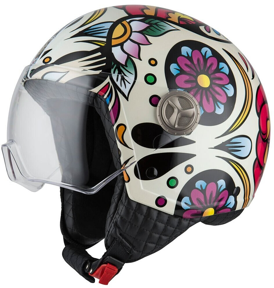 NZI Zeta 2 Open Face Helmet Beige