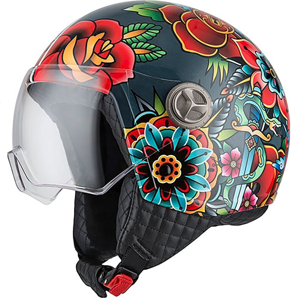 NZI Zeta 2 Open Face Helmet Blue