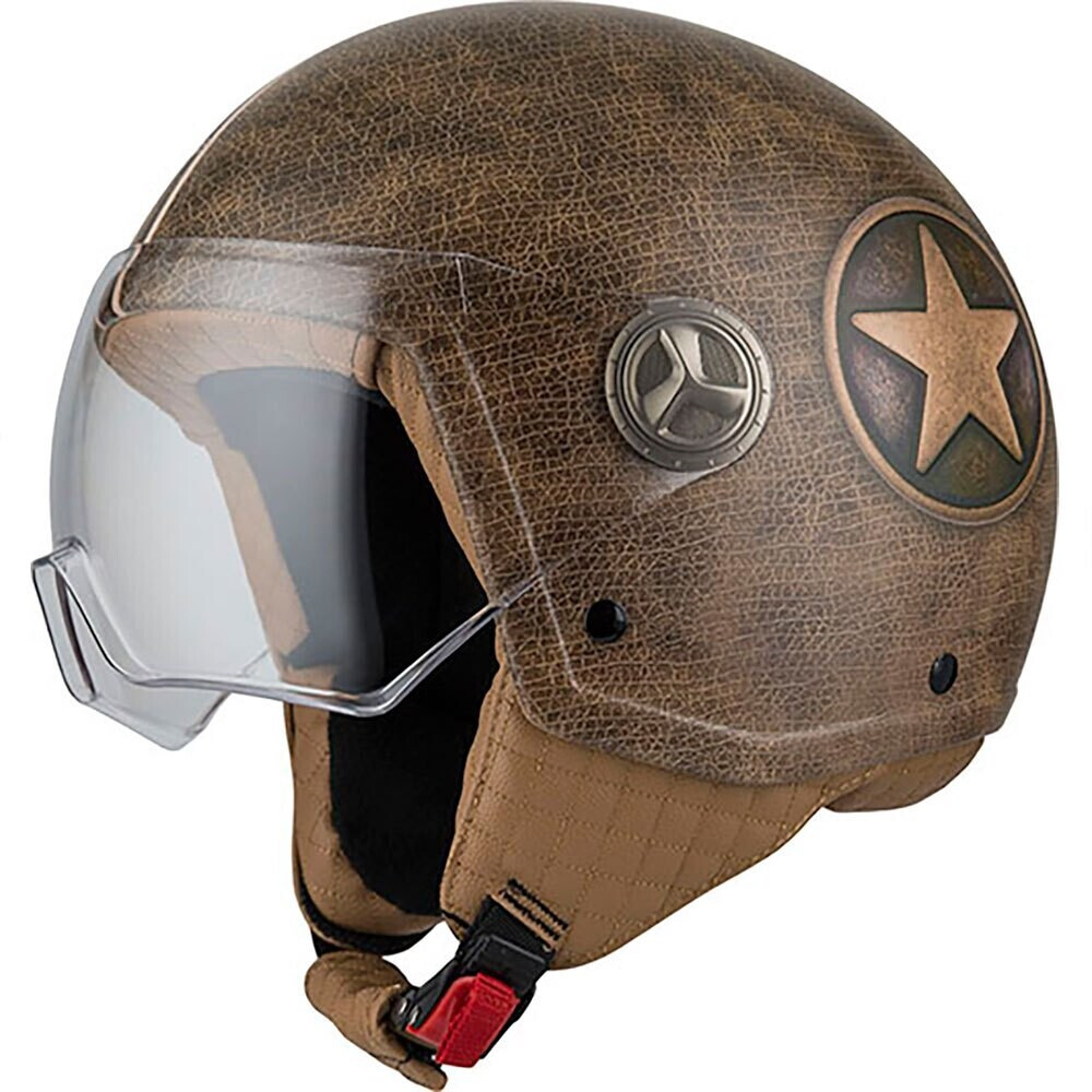 NZI Zeta 2 Open Face Helmet Golden