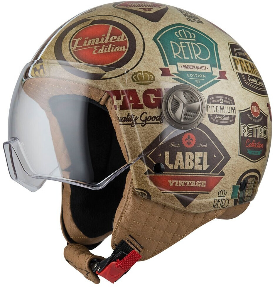 NZI Zeta 2 Open Face Helmet Green