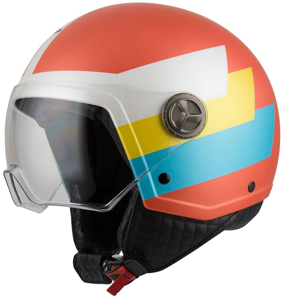 NZI Zeta 2 Open Face Helmet Orange