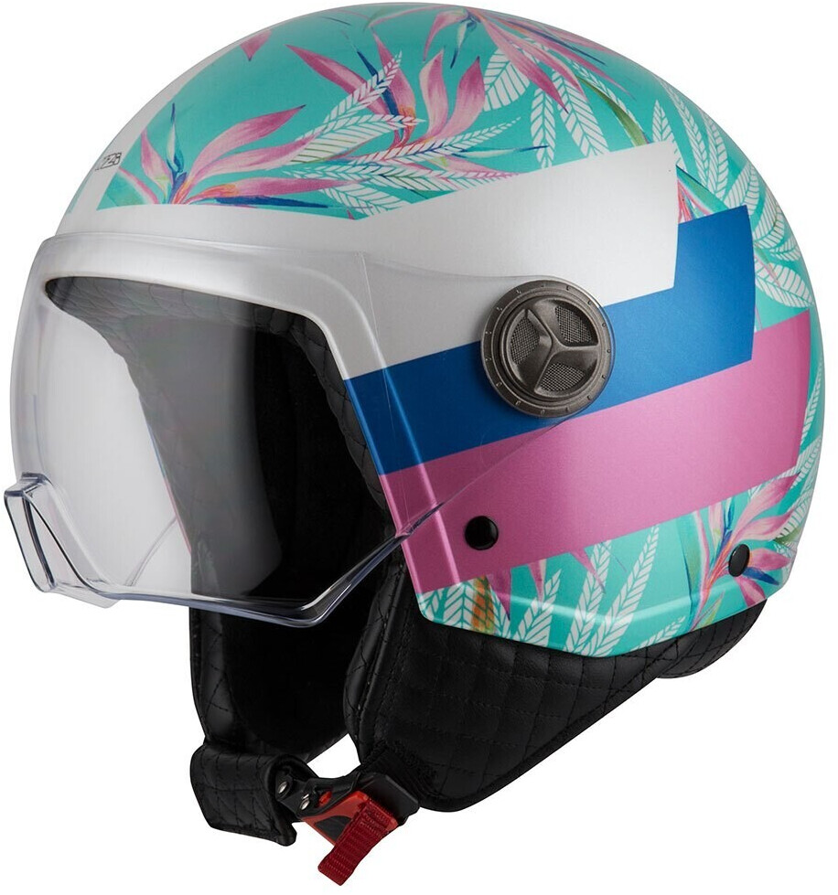 NZI Zeta 2 Open Face Helmet White/Blue
