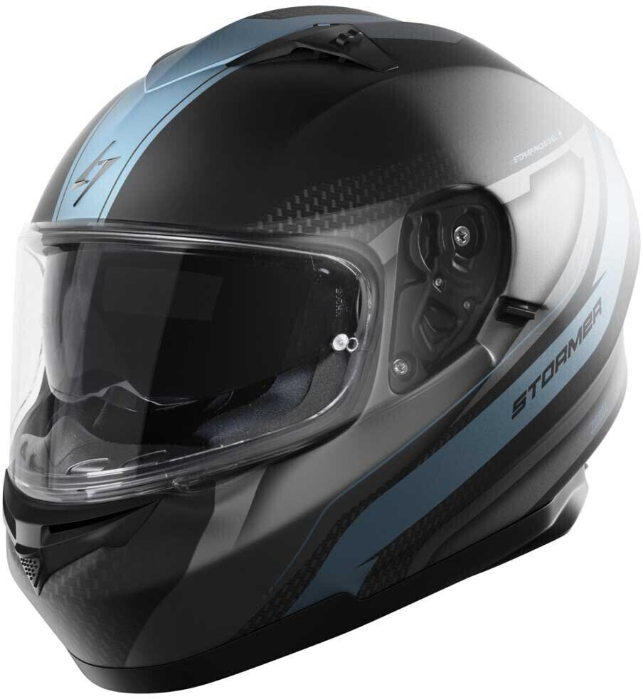 Stormer Zs-801 Solid Full Face Helmet Grey