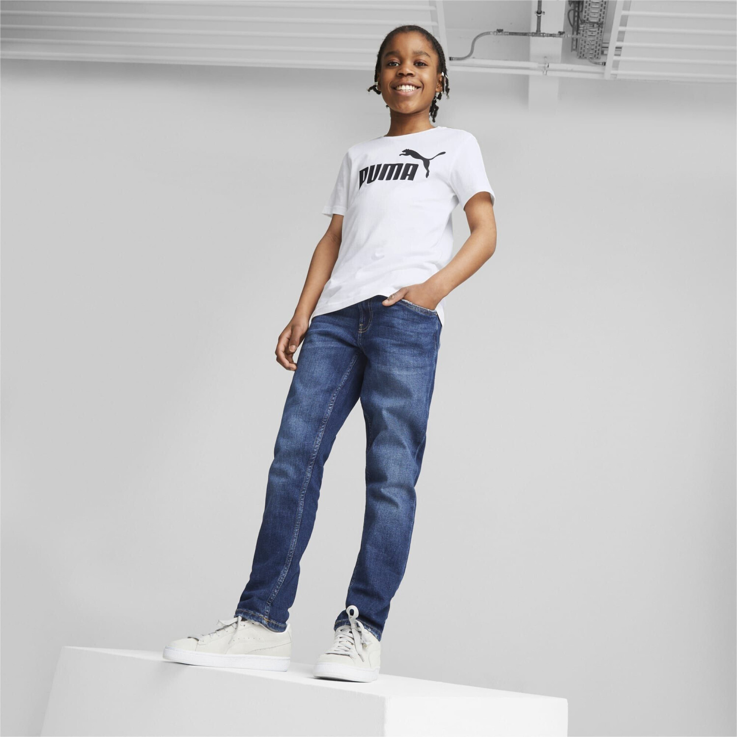 Puma Kinder T Shirt 586960 02 white ab 8 50 Preisvergleich bei idealo