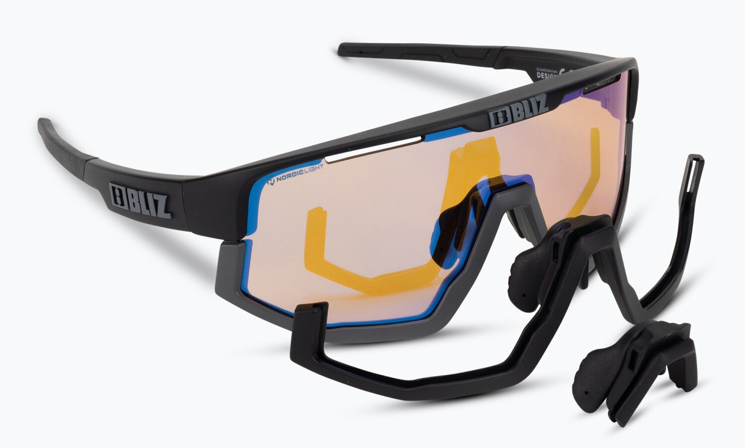 Bliz Eyewear Vision Nano Nordic Light 52101-13N orange w blue multi