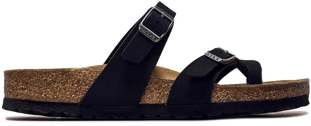 Birkenstock Mayari Vegan Birko Flor Nubuk regular black ab 59 46 Preisvergleich bei idealo