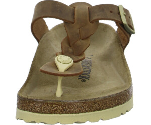 Birkenstock Gizeh Braided Waxy Leather cognac regular a 115 00 oggi Migliori prezzi e offerte su idealo