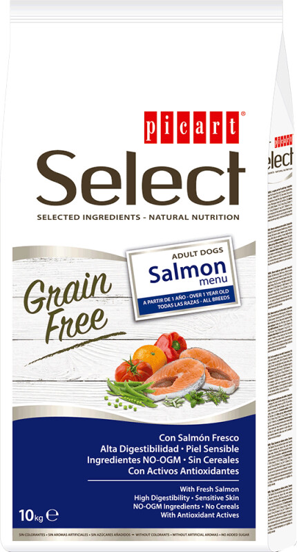 Picart Petcare Select Grain Free Salmon Menu