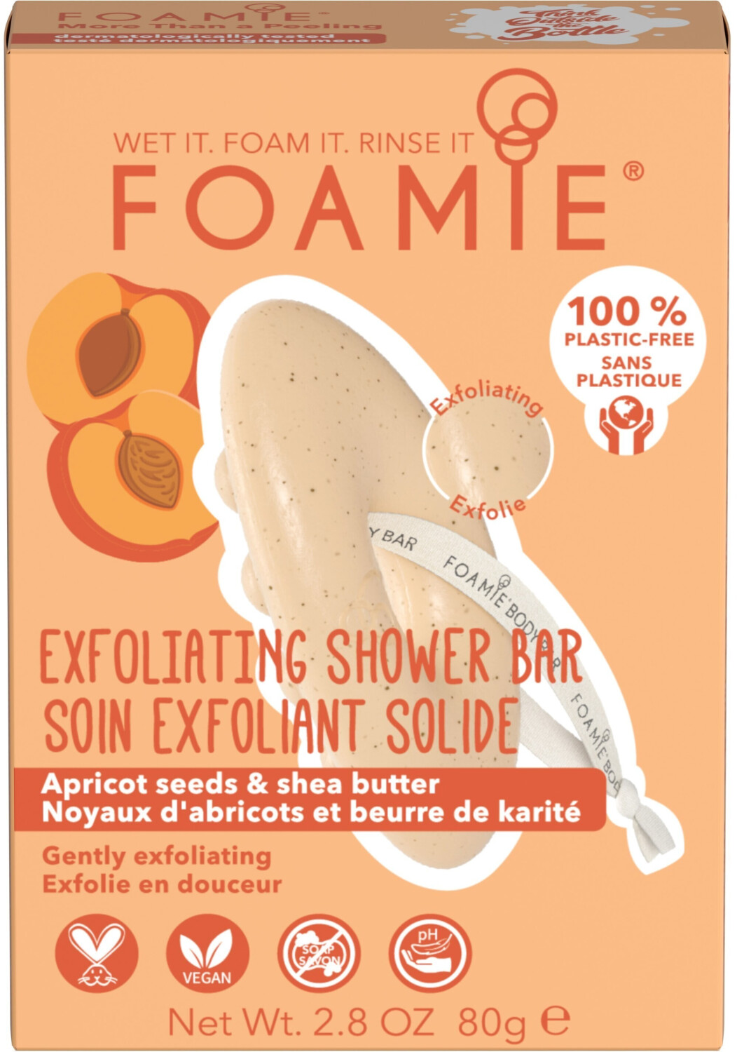 Photos - Shower Gel Foamie Foamie Exfoliating Shower Bar More Than A Peeling (80g)