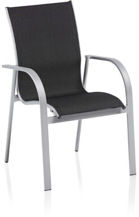 Kettler Tampa Stapelsessel silber charcoal ab