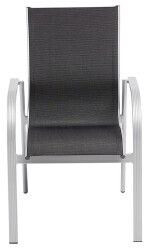 Kettler Tampa Stapelsessel silber charcoal ab
