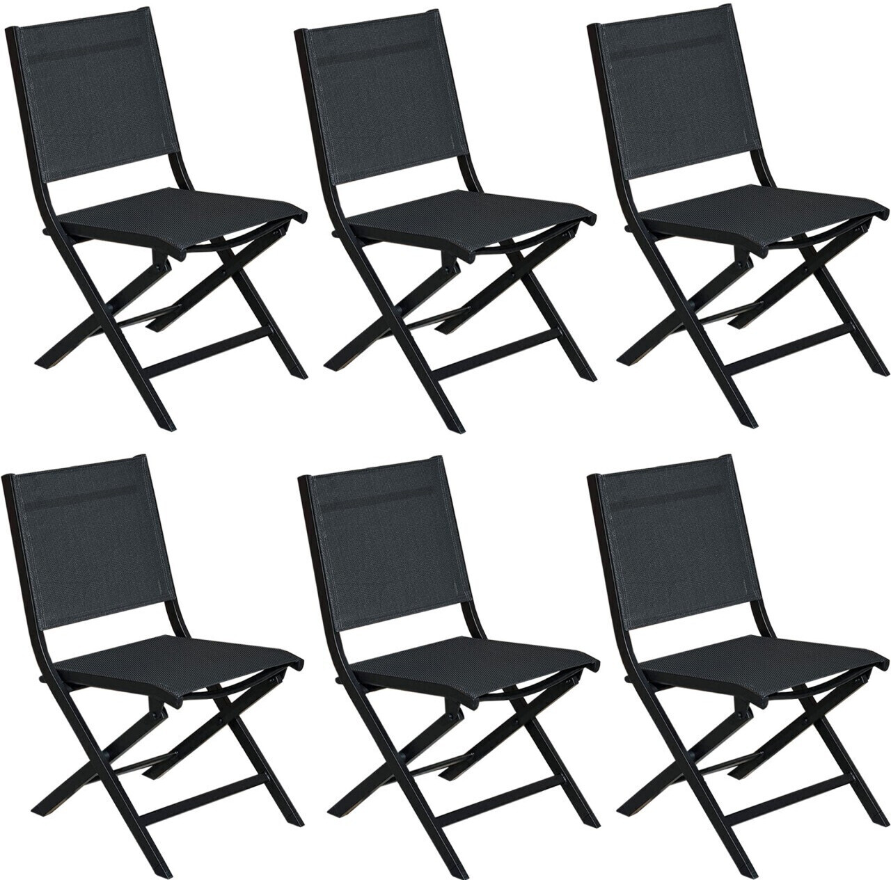 Kettler 6erSet LILLE Basic Klappstuhl Aluminium/anthrazit ab 399,50