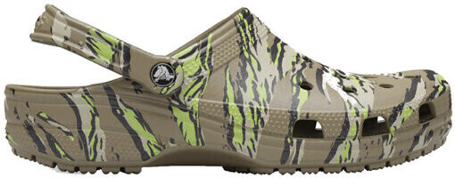 Crocs Classic Printed Camo Clog (206454) khaki