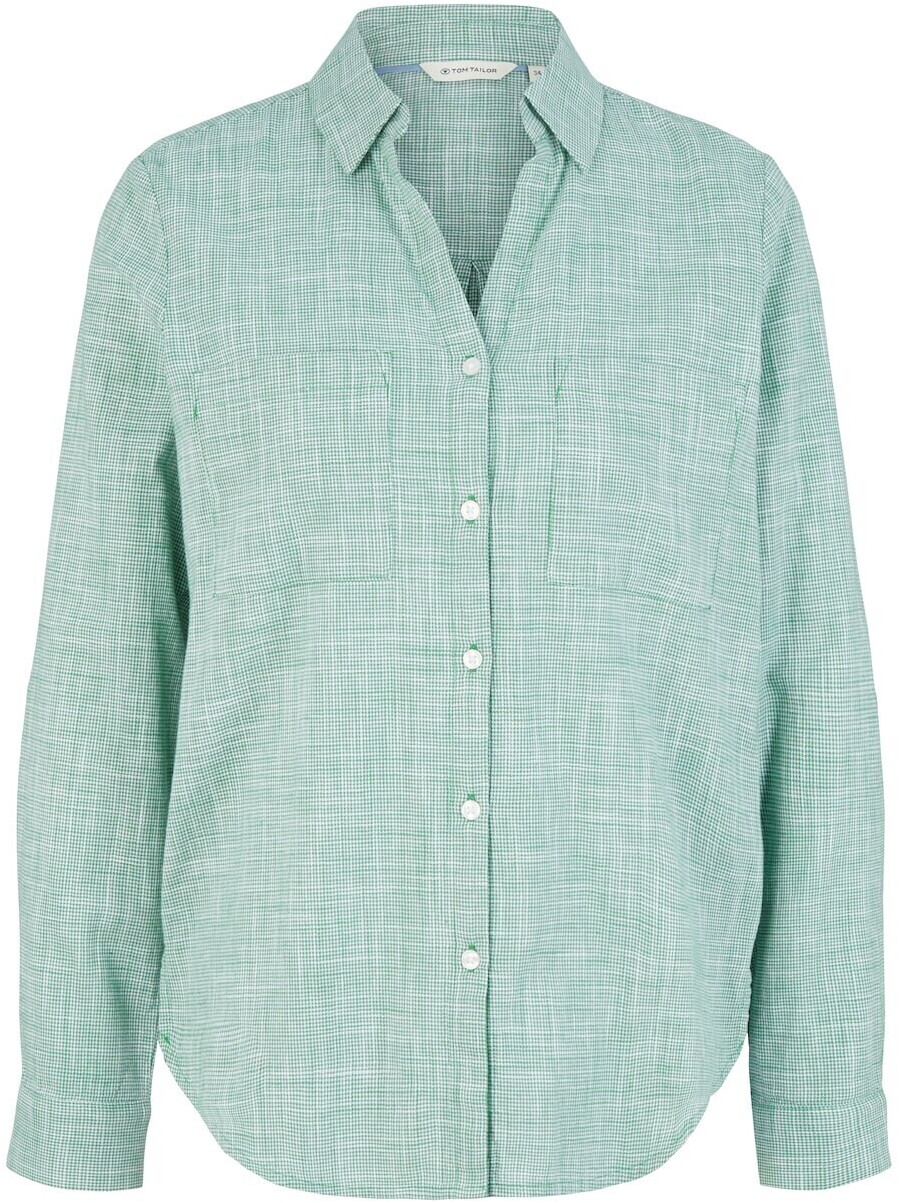 Tom Tailor Bluse mit Brusttaschen (1035247) vivid leaf green ab 49,99 € |  Preisvergleich bei