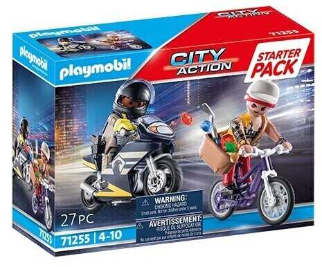Photos - Toy Car Playmobil City Action - Starter Pack Special Forces And Thief (7 