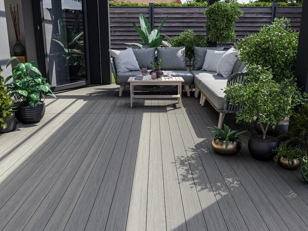 Wpc Grau Terrasse