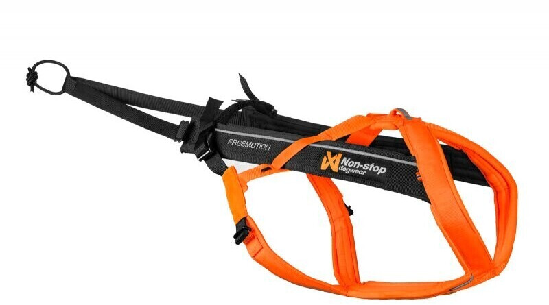 Non-stop dogwear Freemotion Harness 5.0 3 Black/Orange