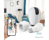 Ampoule camera e27 1080p panoramique 360 degrés WiFi Smart Home Surveillance  avec détection de Mouvement, Communication bidirectionnelle à Distance -  G4-S