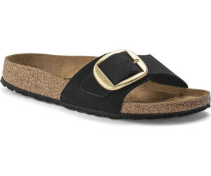 Madrid big buckle birkenstock black sale