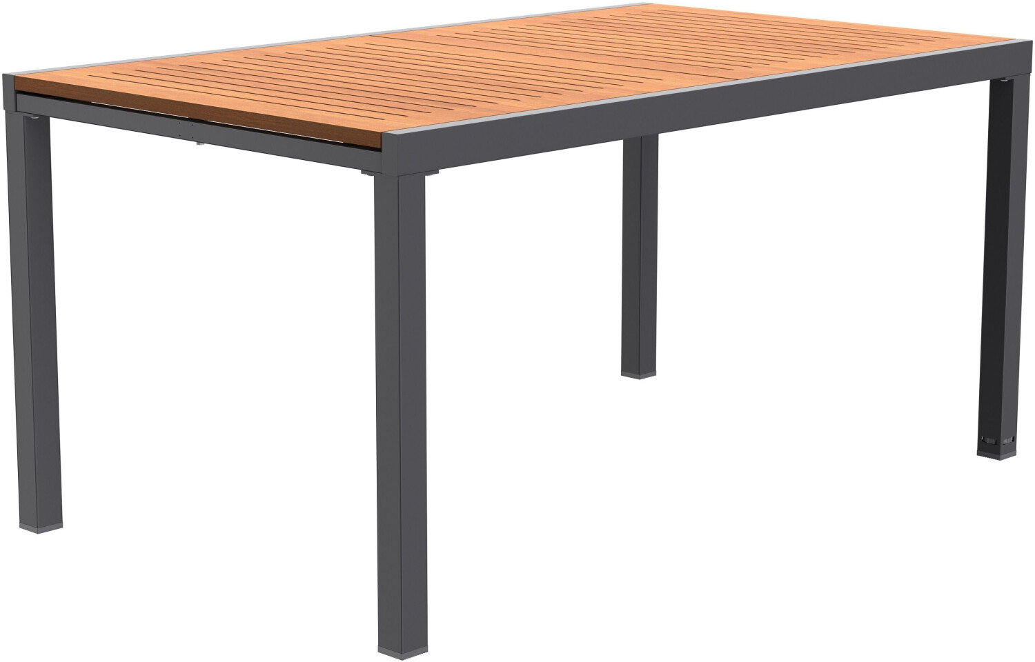 Livarno Home Valencia Gartentisch Alu/Holz ausziehbar braun ab 99,99