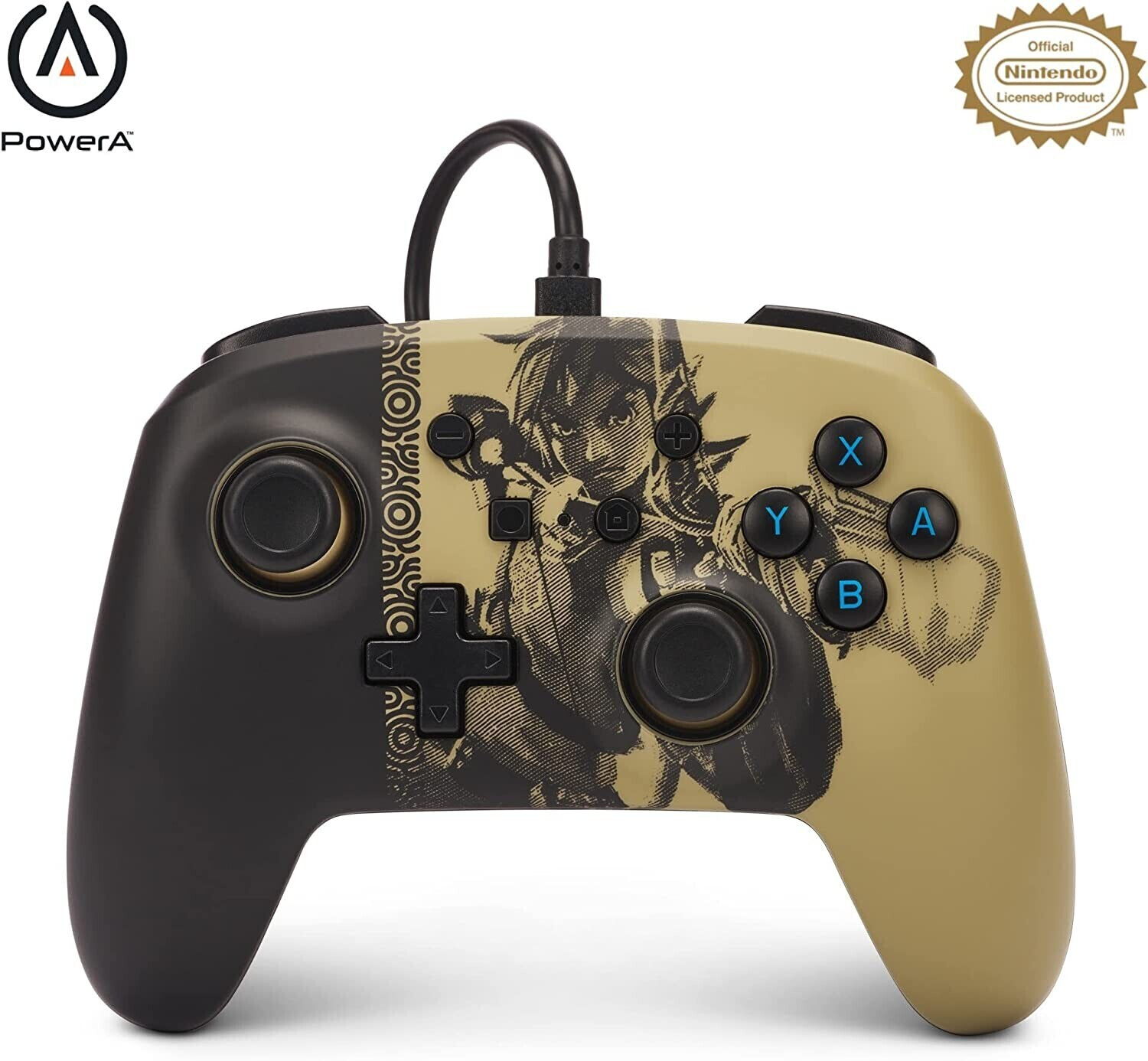 PowerA Nintendo Switch Enhanced Wired Controller (The Legend of Zelda - Ancient Archer)