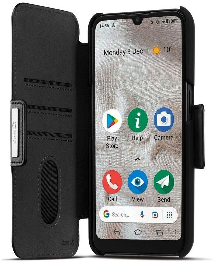 Doro Wallet Case (Doro 8100) Black
