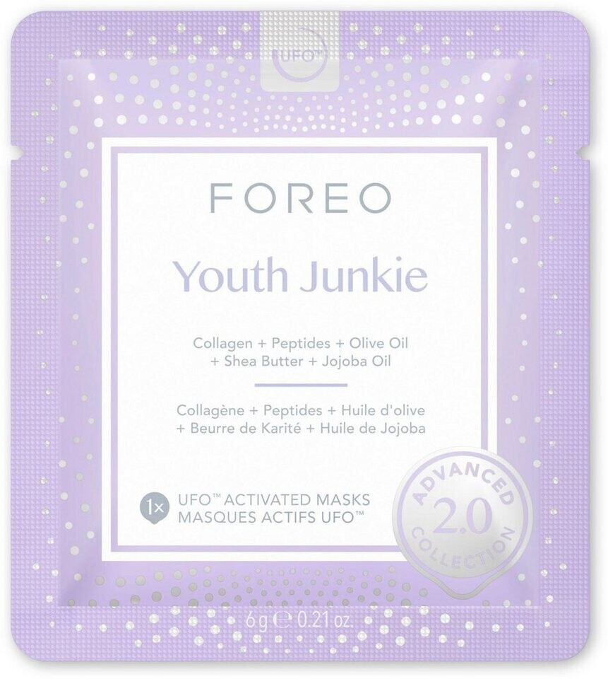 Foreo Youth Junkie | 2.0 Maskenpads UFO € 20,95 Preisvergleich (6x6 g) ab bei