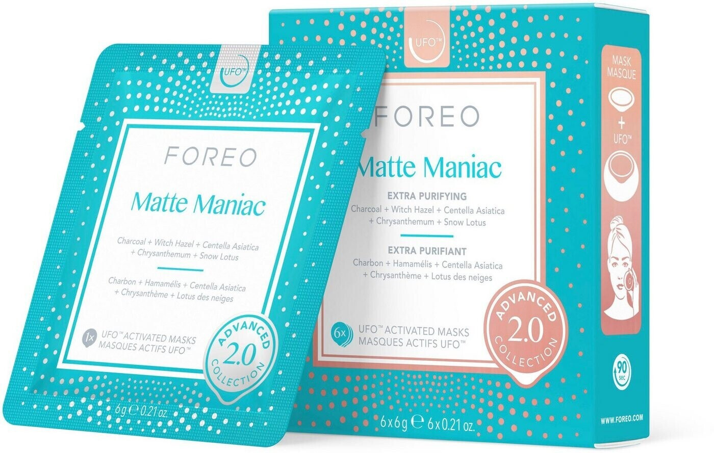 Foreo Matte Maniac 2.0 UFO Maskenpads (6x6 g)