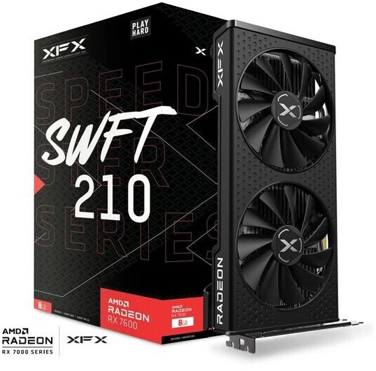 XFX Radeon RX 7600 Speedster SWFT 210