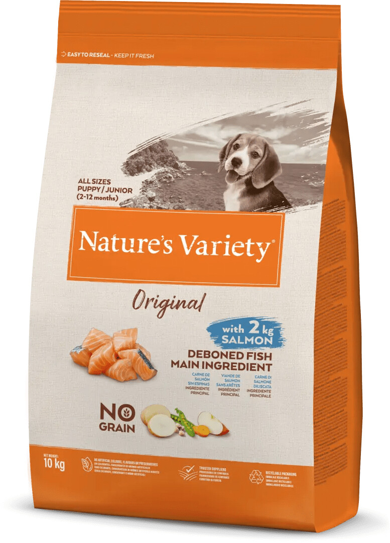 Nature's Variety Original No Grain Junior Salmon 10kg
