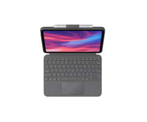 Logitech Combo Touch For Ipad 10th Gen - Oxford Gray : Target