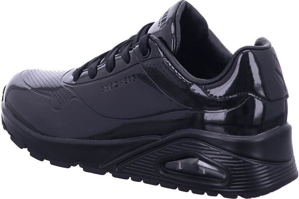Black on black skechers new arrivals