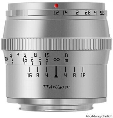 TTArtisan 50mm f1.2 Monture L argent