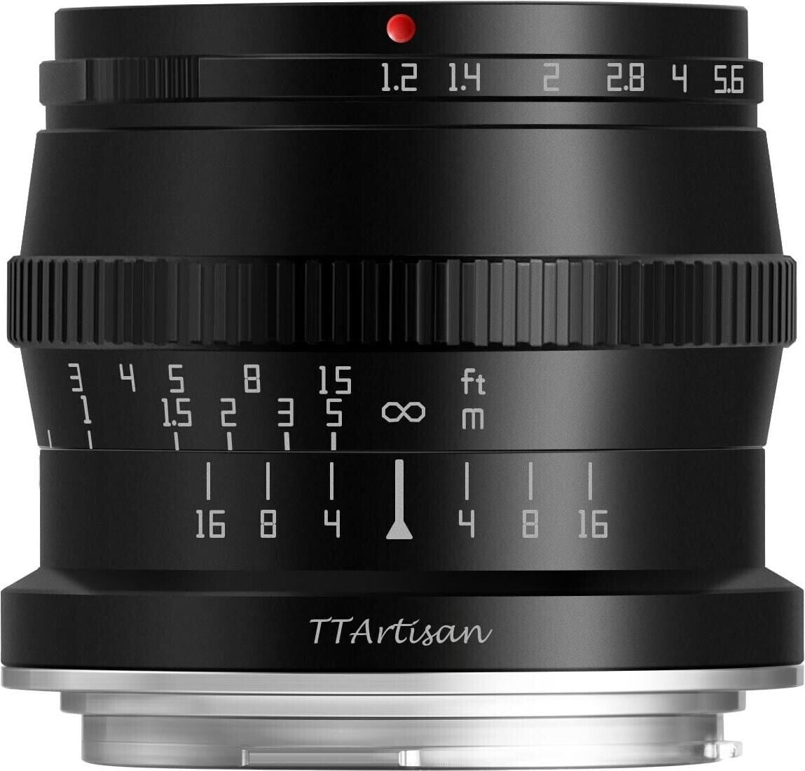 TTArtisan 50mm f1.2 Canon RF-S noir