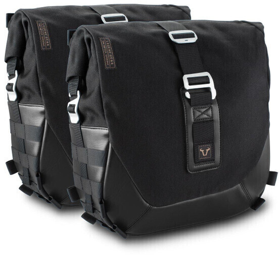 SW-Motech Legend Gear Side Bag System Moto Guzzi V9 Roamer/Bobber (15-) LC Black Edition