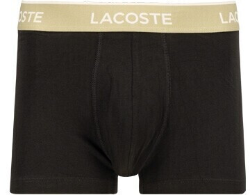 Lacoste Stretch Cotton Trunks, Pack of 5, Black, S