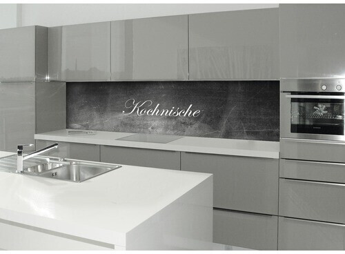 MuchoWow Spritzschutz Küche - Küchenrückwand - Wandschutz für Herd und  Spüle - Beton - Schwarz - Grau - Strukturiert - Industriell 60x40 ab 59,99  €
