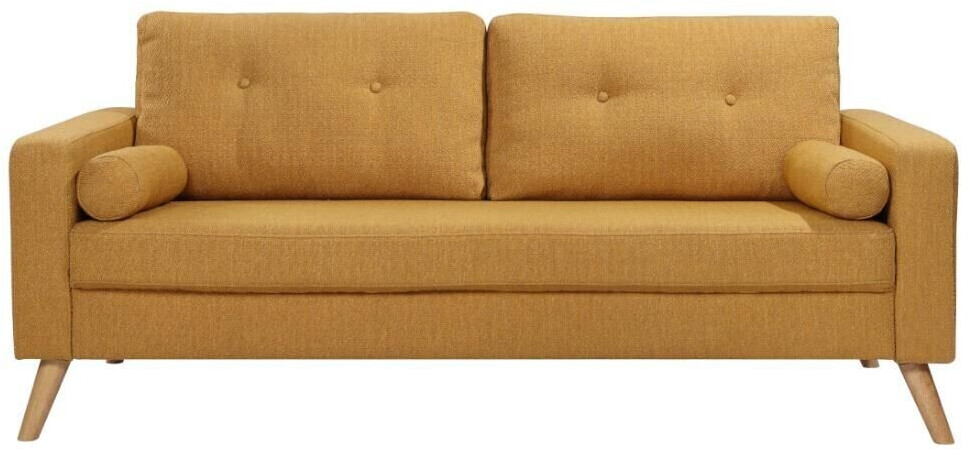 Vente-unique 3 Seater Sofa TATUM yellow