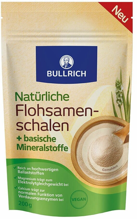 Delta Pronatura Bullrich Naturliche Flohsamenschalen + basischen