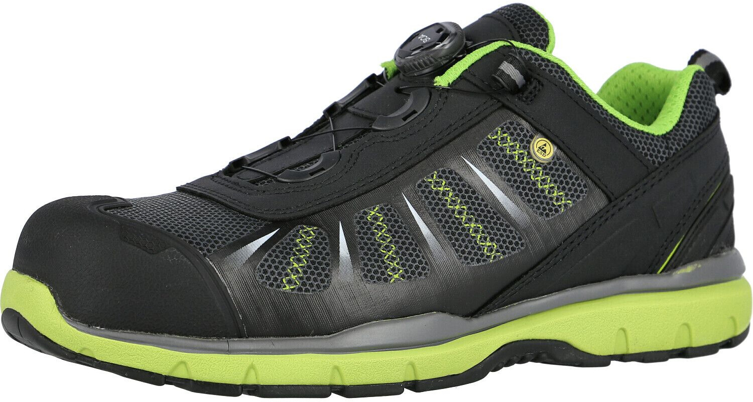 Helly Hansen S3 SMESTAD BOA WW 78214 black/dark lime