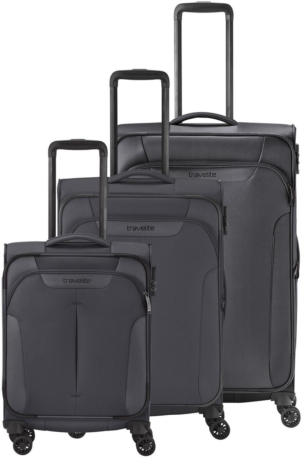 Travelite Croatia 4 Wheel Trolley Set 55/67/77 cm (80340)