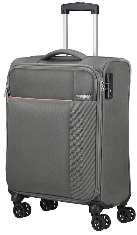 American Tourister Fun Cruise 4 Wheel Trolley 55 cm grey/orange