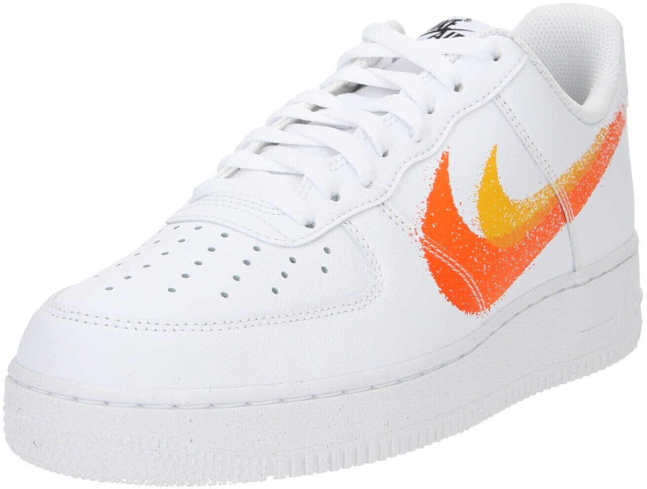 Nike air force discount 1 weiß orange